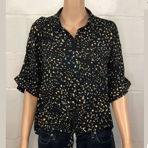 The Good Jane Midnight Mood Button Down Top